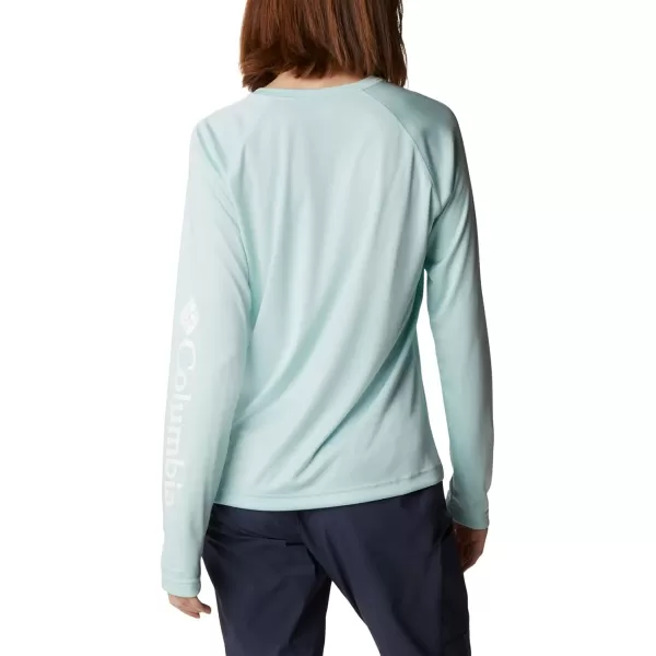 imageColumbia Womens Fork Stream Long Sleeve ShirtIcy MornWhite Logo