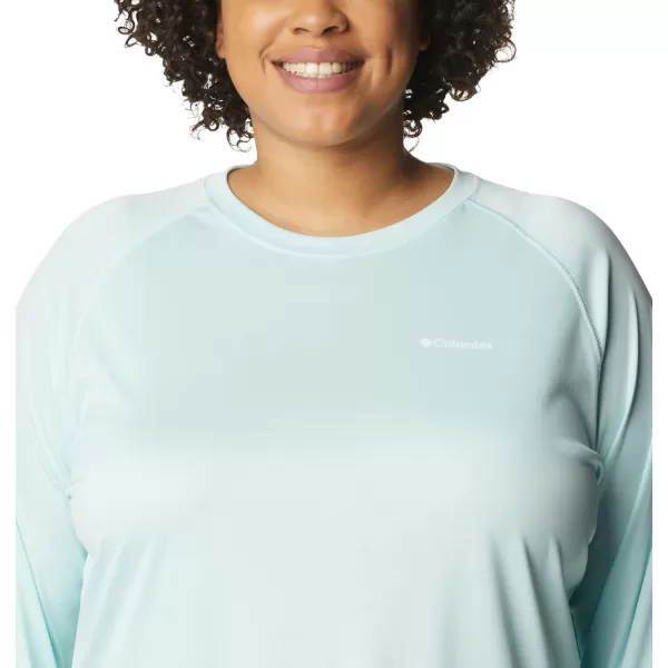 imageColumbia Womens Fork Stream Long Sleeve ShirtIcy MornWhite Logo