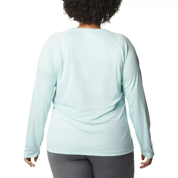 imageColumbia Womens Fork Stream Long Sleeve ShirtIcy MornWhite Logo