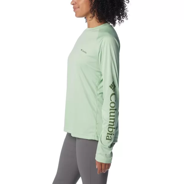 imageColumbia Womens Fork Stream Long Sleeve ShirtSage LeafCanteen Logo