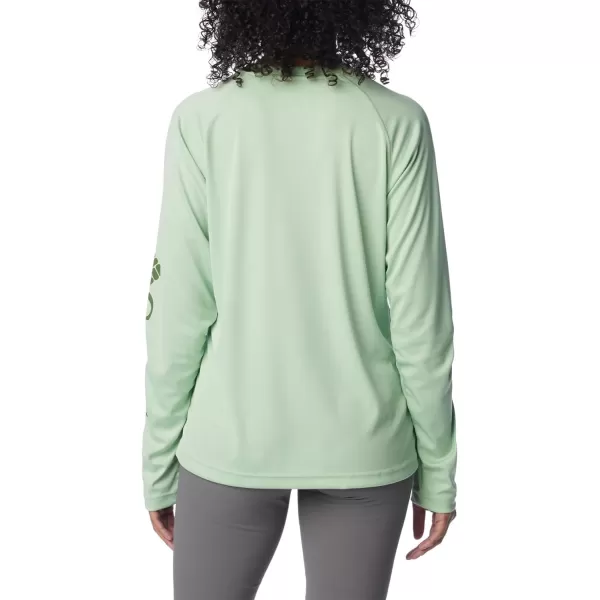 imageColumbia Womens Fork Stream Long Sleeve ShirtSage LeafCanteen Logo