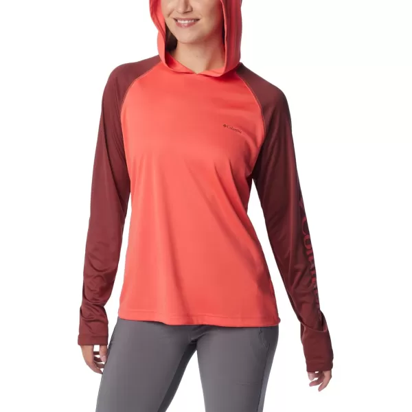 imageColumbia Womens Fork Stream Ls HoodieJuicySpiceJuicy Logo