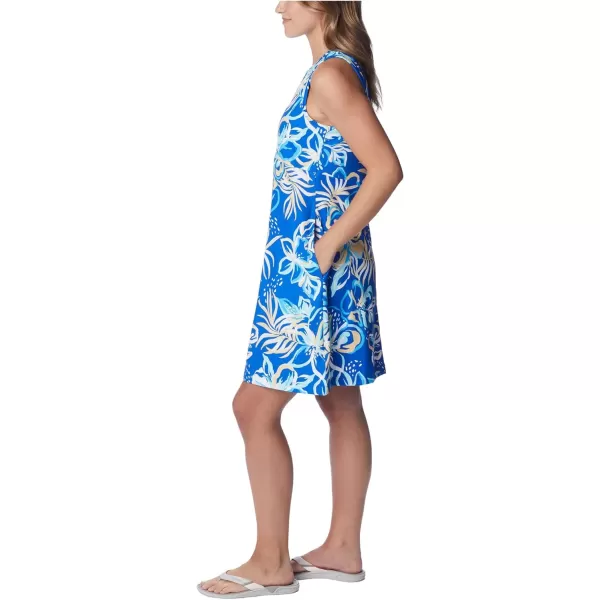 imageColumbia Womens Freezer Tank DressBlue Macaw Tropic Multilines