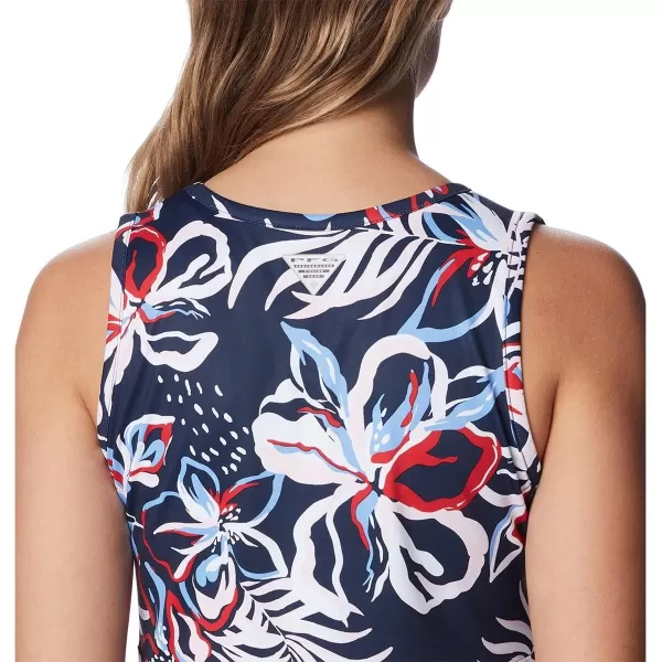 imageColumbia Womens Freezer Tank DressCollegiate Navy Tropic Multilines