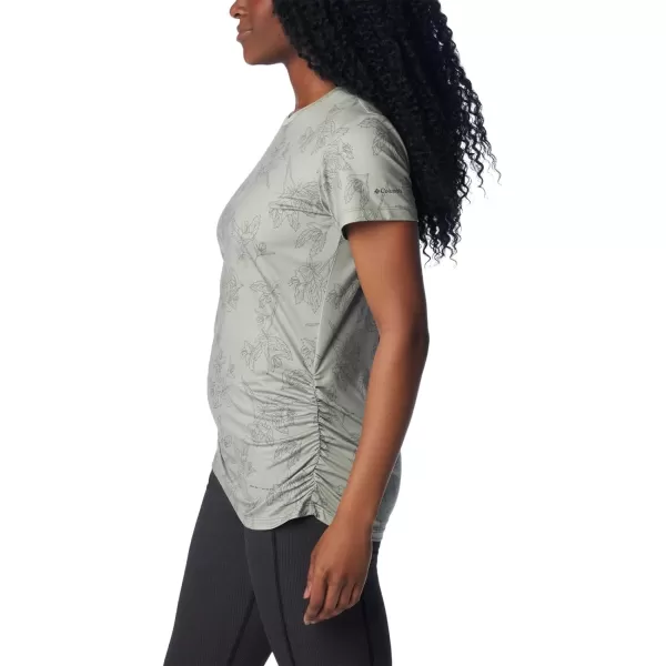 imageColumbia Womens Leslie Falls Short SleeveSafari Tigerlines Tonal