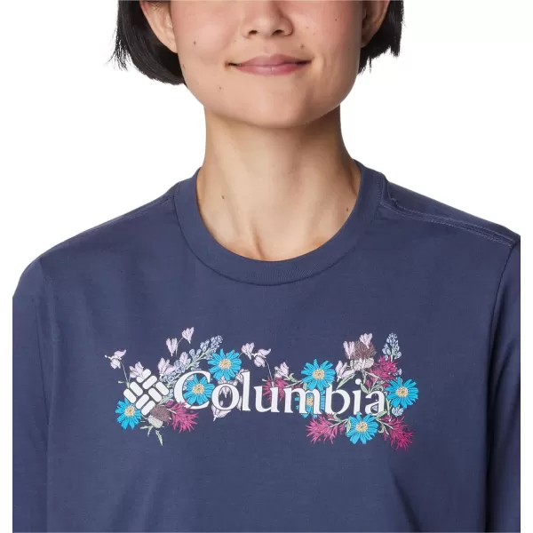 imageColumbia Womens North Cascades Relaxed TeeNocturnalBranded Bouquet