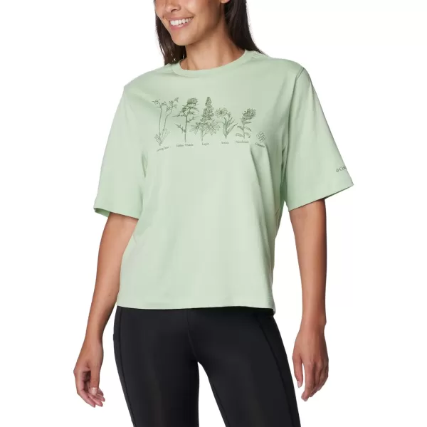 imageColumbia Womens North Cascades Relaxed TeeSage LeafFloral Friends