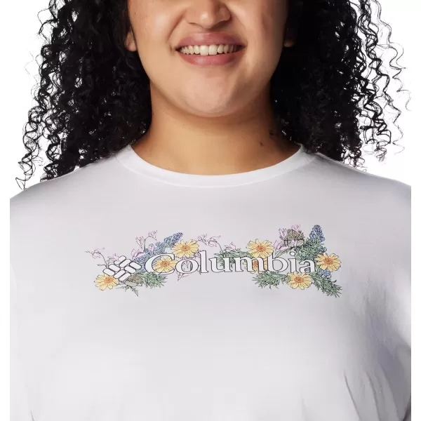 imageColumbia Womens North Cascades Relaxed TeeWhiteBranded Bouquet