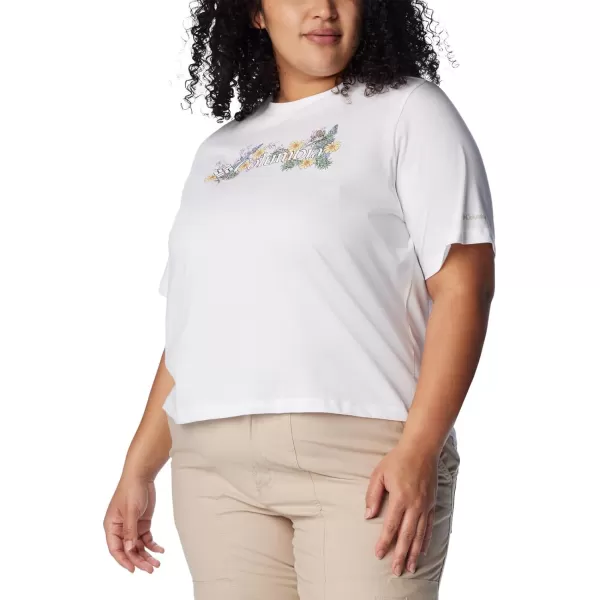 imageColumbia Womens North Cascades Relaxed TeeWhiteBranded Bouquet