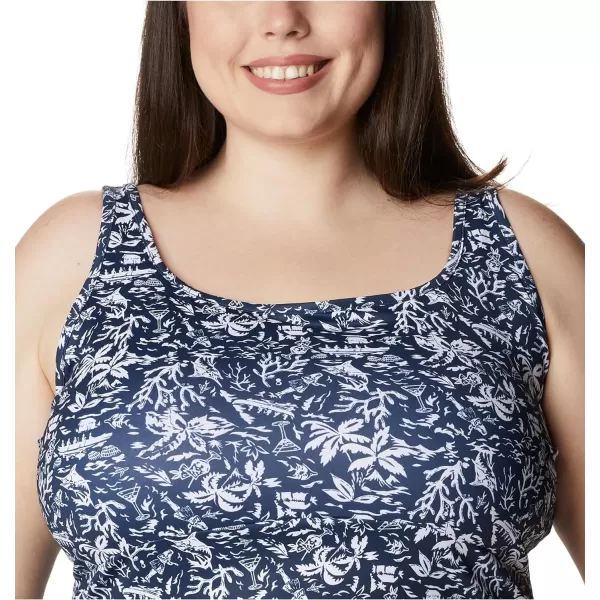 imageColumbia Womens PFG Freezer III DressCollegiate Navy Kona Print
