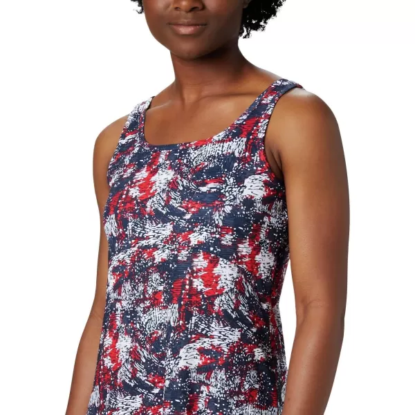 imageColumbia Womens PFG Freezer III DressCollegiate Navy Waterbrush Print