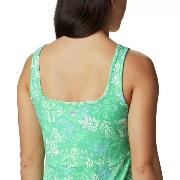 imageColumbia Womens PFG Freezer III DressEmerald City Archive Palms Print