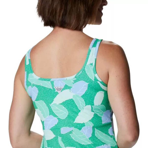 imageColumbia Womens PFG Freezer III DressEmerald City Ditsy Leaves Print