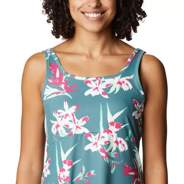 imageColumbia Womens PFG Freezer III DressMetalTossed Tropics Print