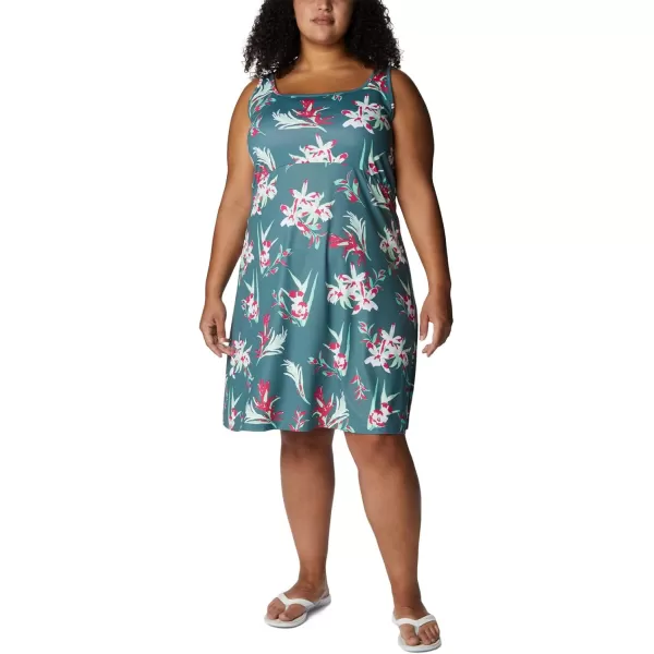 imageColumbia Womens PFG Freezer III DressMetalTossed Tropics Print