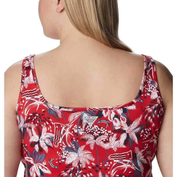 imageColumbia Womens PFG Freezer III DressRed Spark Firework Fishin