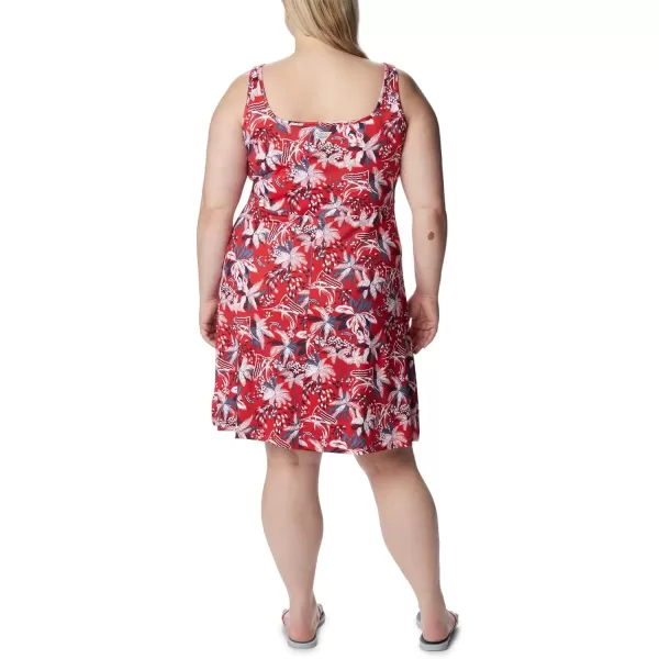 imageColumbia Womens PFG Freezer III DressRed Spark Firework Fishin