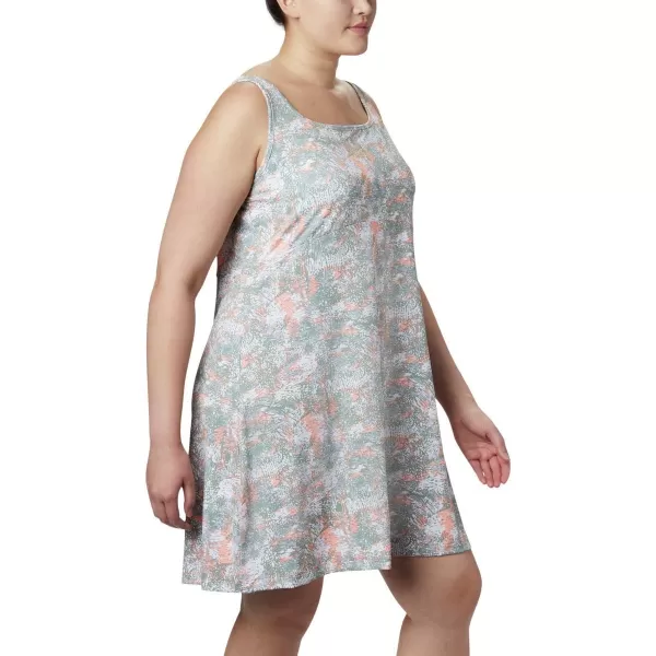 imageColumbia Womens PFG Freezer III DressTiki Pink Waterbrush Print