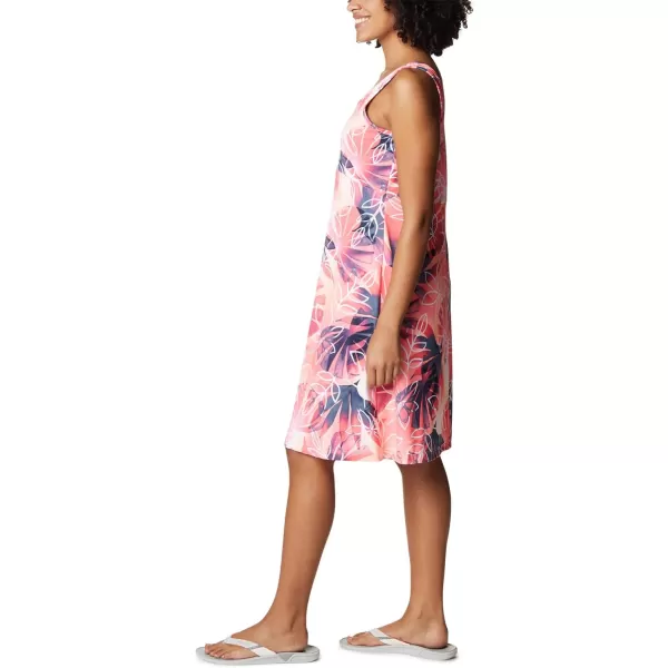 imageColumbia Womens PFG Freezer III DressTiki PinkShady Coves Print