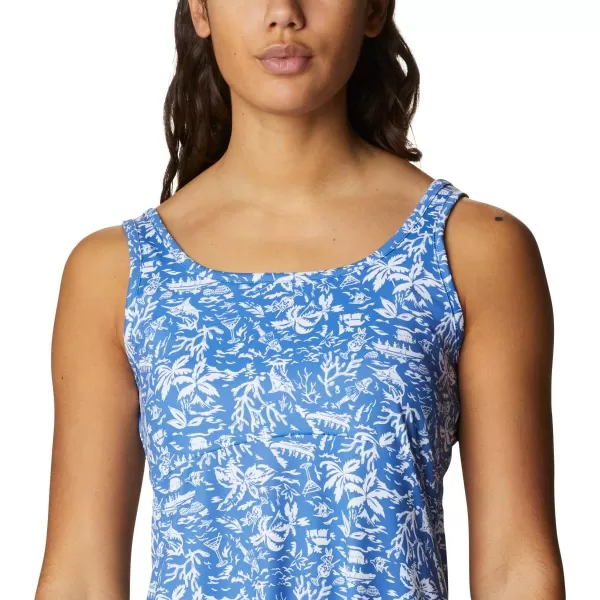 imageColumbia Womens PFG Freezer III DressVivid Blue Kona Print