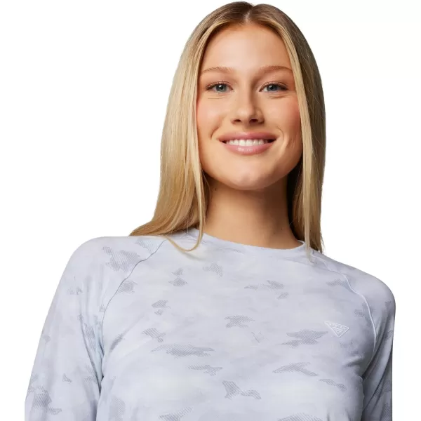 imageColumbia Womens PFG Uncharted Knit Long SleeveCirrus Grey Uncharted Waters