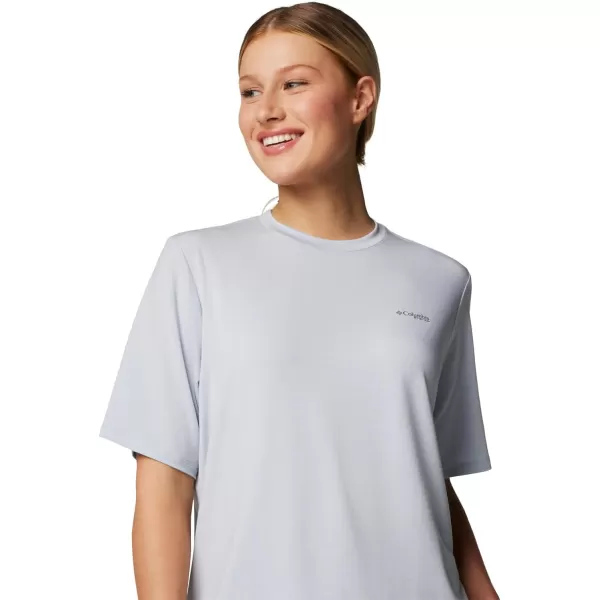 imageColumbia Womens Standard PFG Uncharted Tech Tee Short SleeveCirrus GreyW Best Cast