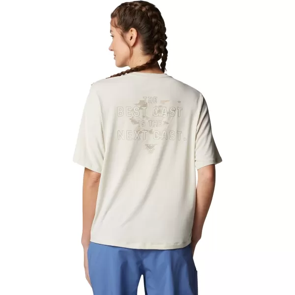 imageColumbia Womens Standard PFG Uncharted Tech Tee Short SleeveStoneW Best Cast