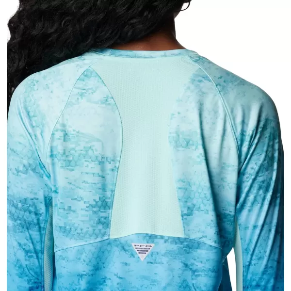 imageColumbia Womens Standard Super Tidal Tee Vent Long SleeveGulf Stream Camo Gradient