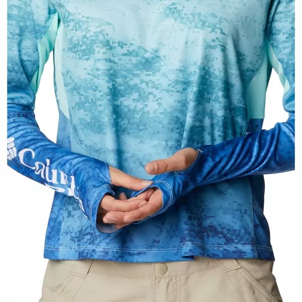 imageColumbia Womens Standard Super Tidal Tee Vent Long SleeveGulf Stream Camo Gradient