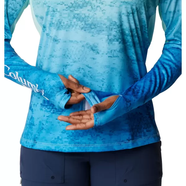 imageColumbia Womens Standard Super Tidal Tee Vent Long SleeveGulf Stream Camo Gradient
