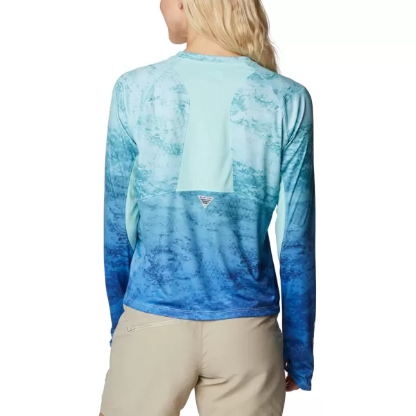 imageColumbia Womens Standard Super Tidal Tee Vent Long SleeveGulf Stream Camo Gradient