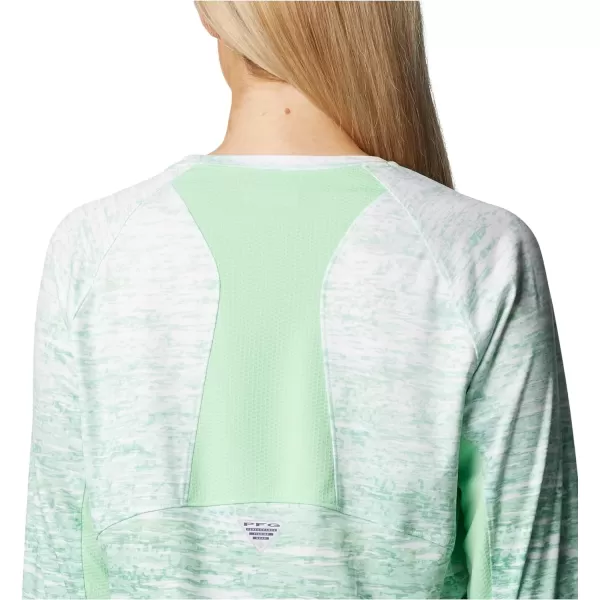 imageColumbia Womens Standard Super Tidal Tee Vent Long SleeveOcean Mint Digiscale Fade