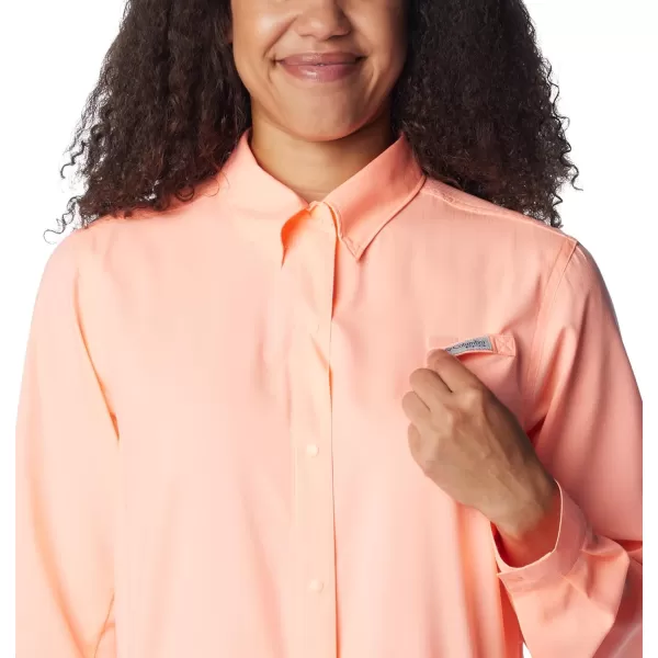 imageColumbia Womens Standard Tamiami Long Sleeve TunicTiki Pink