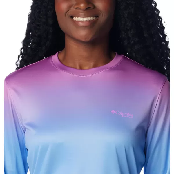 imageColumbia Womens Standard Tidal Tee PFG Palm RiseBright Lavender GradientPalm Rise