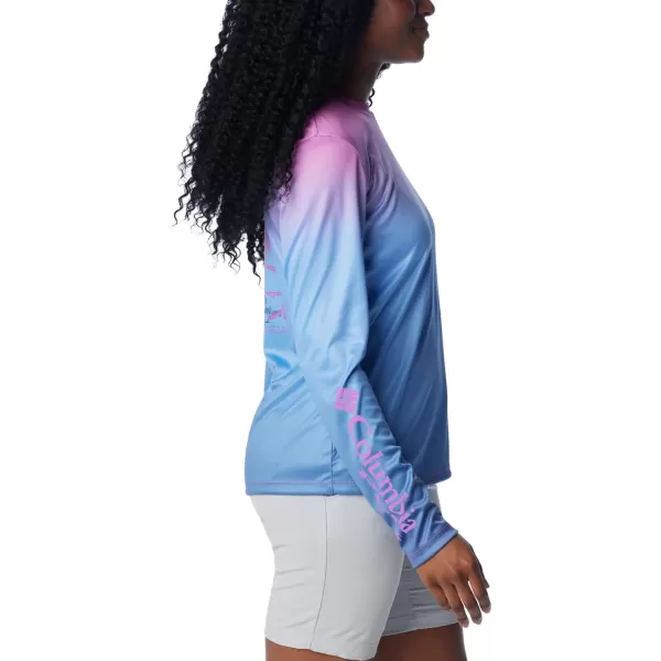 imageColumbia Womens Standard Tidal Tee PFG Palm RiseBright Lavender GradientPalm Rise