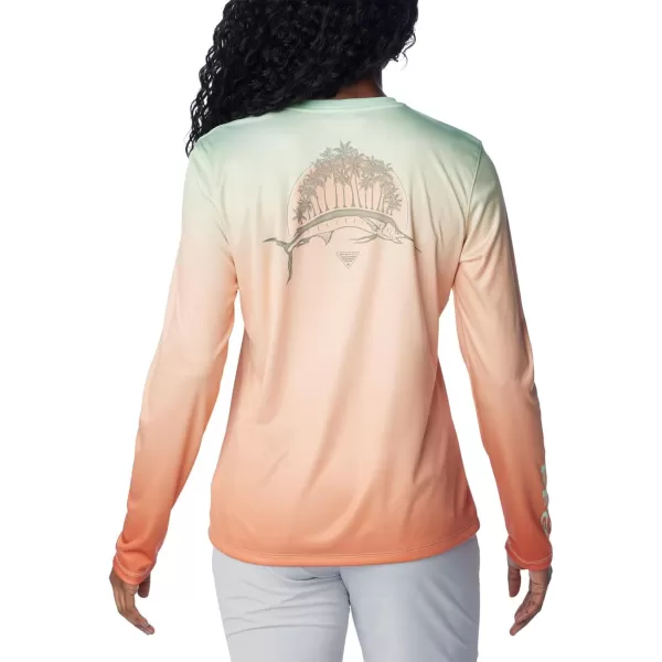 imageColumbia Womens Standard Tidal Tee PFG Palm RiseKey West GradientGroovy Grove