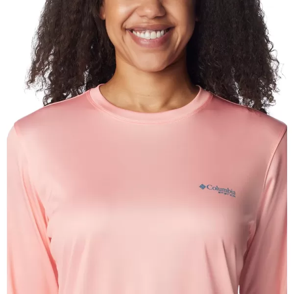 imageColumbia Womens Standard Tidal Tee PFG Sun UpTiki PinkQuit Wishin
