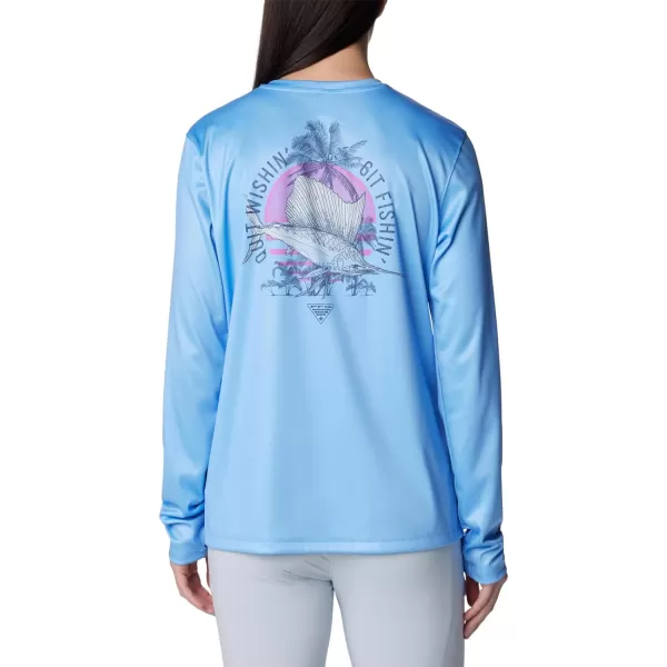 imageColumbia Womens Standard Tidal Tee PFG Sun UpWhite CapQuit Wishin