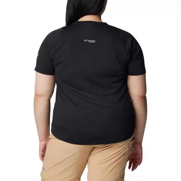 imageColumbia Womens Summit Valley Short Sleeve CrewBlack