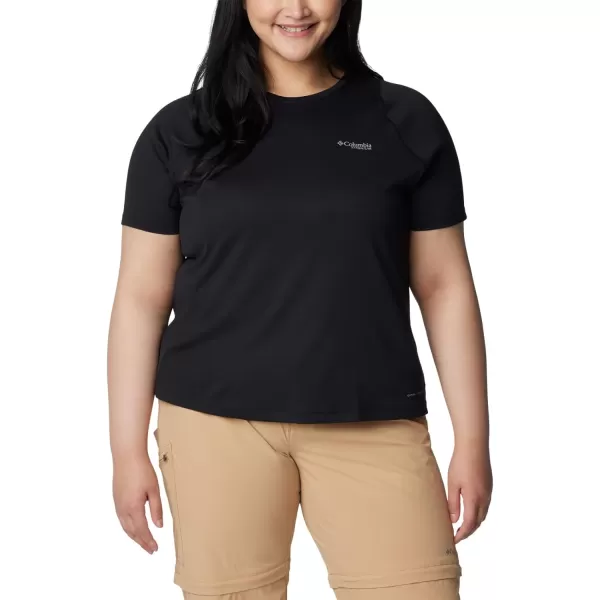 imageColumbia Womens Summit Valley Short Sleeve CrewBlack