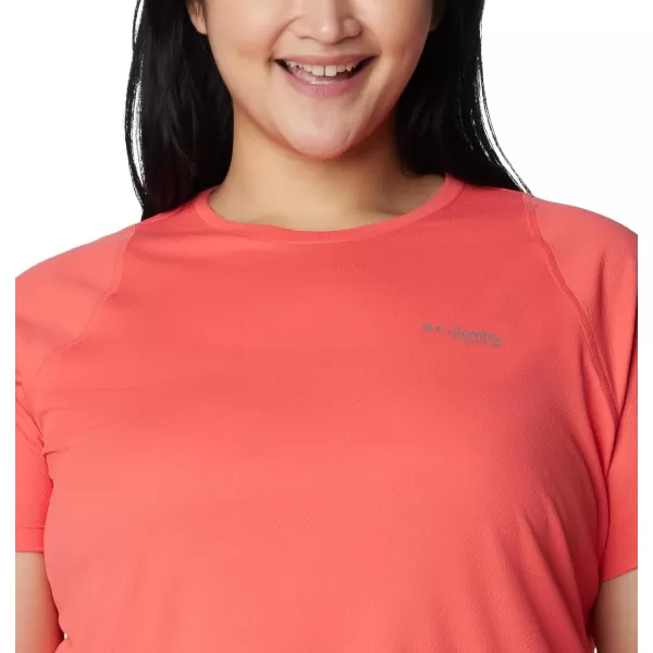 imageColumbia Womens Summit Valley Short Sleeve CrewJuicy