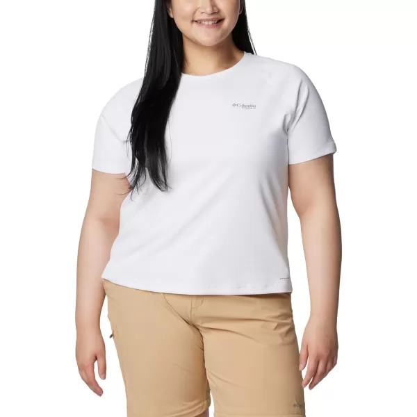 imageColumbia Womens Summit Valley Short Sleeve CrewWhite