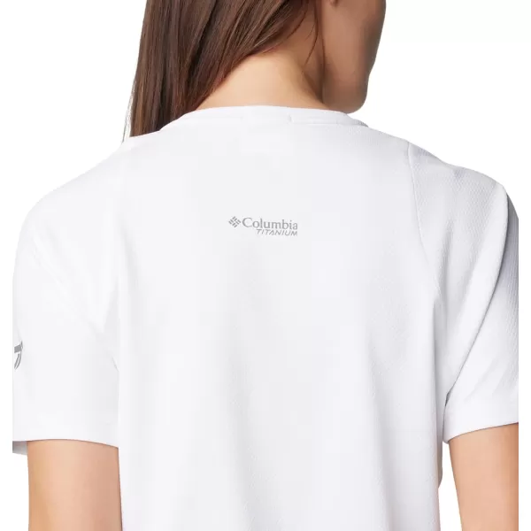 imageColumbia Womens Summit Valley Short Sleeve CrewWhite