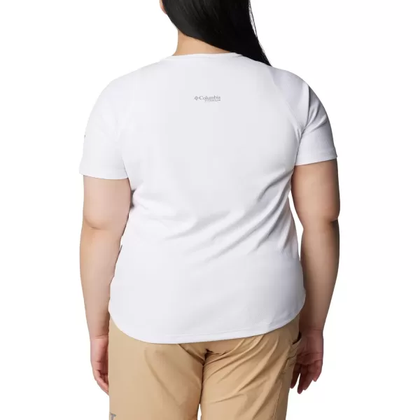 imageColumbia Womens Summit Valley Short Sleeve CrewWhite