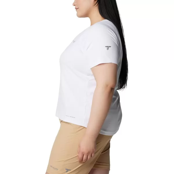 imageColumbia Womens Summit Valley Short Sleeve CrewWhite