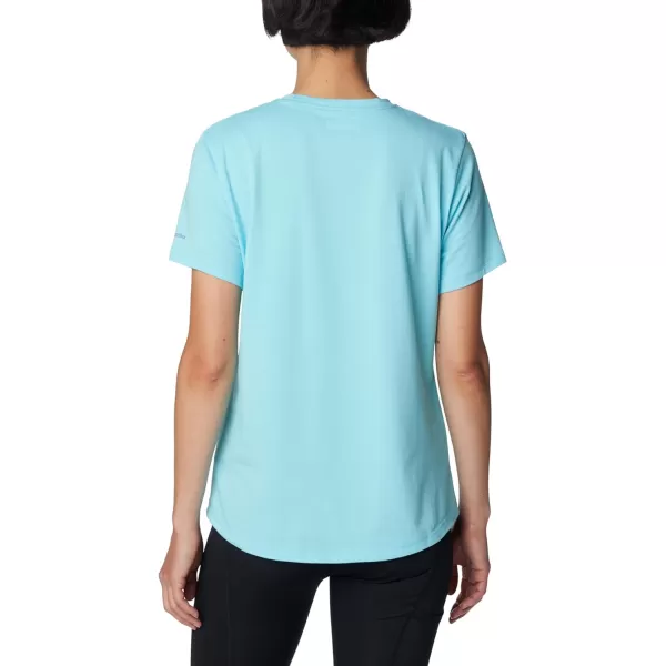 imageColumbia Womens Sun Trek Ss Graphic TeeAquamarineOutlined Kayaks