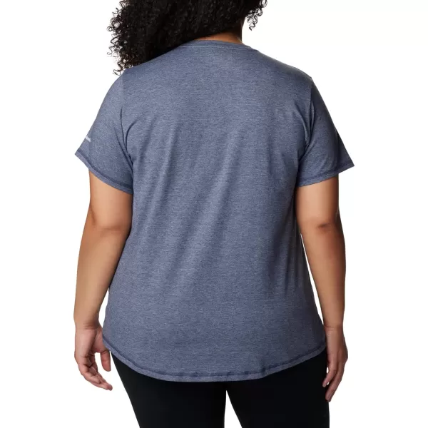 imageColumbia Womens Sun Trek Ss Graphic TeeNocturnalArboreal Swirl Graphic