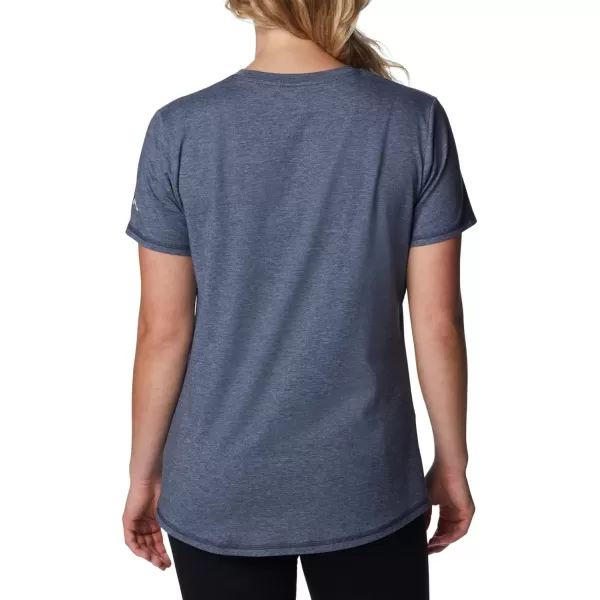 imageColumbia Womens Sun Trek Ss Graphic TeeNocturnalArboreal Swirl Graphic