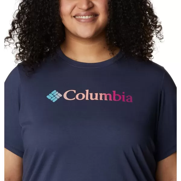 imageColumbia Womens Sun Trek Ss Graphic TeeNocturnalBranded Gradient