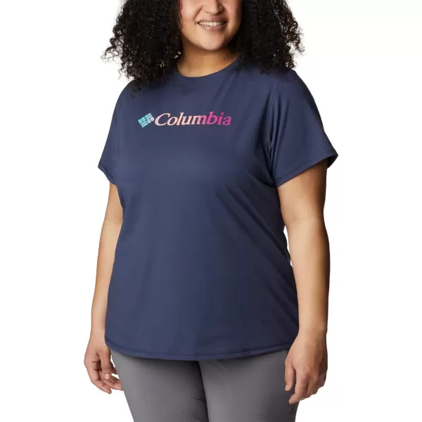 imageColumbia Womens Sun Trek Ss Graphic TeeNocturnalBranded Gradient